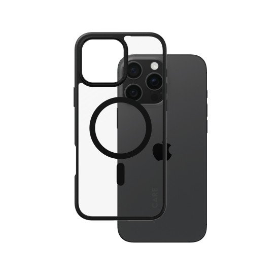 PanzerGlass CARE by PG UrbCom BLK MagS iPhone16P 6.9 coque de protection pour téléphones portables Housse Transparent