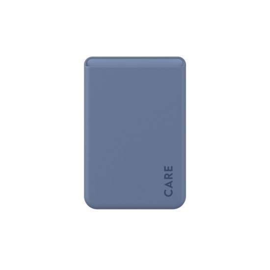 PanzerGlass PG CARE Cardholder Blue iPhone coque de protection pour téléphones portables Housse Transparent