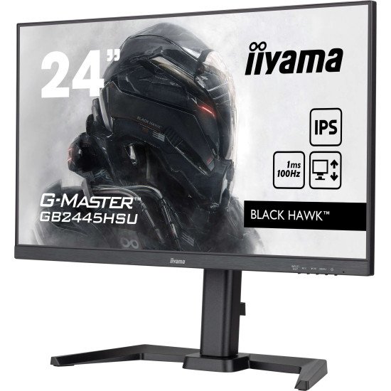 iiyama G-MASTER GB2445HSU-B2 LED display 60,5 cm (23.8") 1920 x 1080 pixels Full HD Noir