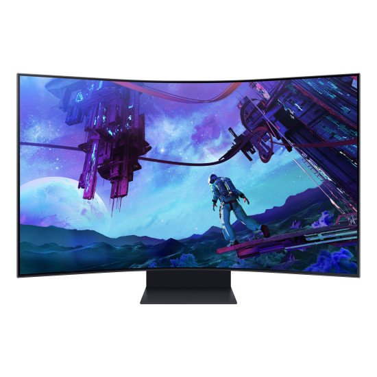 Samsung Odyssey S55CG970NU écran PC 139,7 cm (55") 3840 x 2160 pixels 4K Ultra HD LED Noir