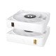 Thermaltake CL-F195-PL14SW-A système de refroidissement d'ordinateur Boitier PC Ventilateur 14 cm Blanc 3 pièce(s)