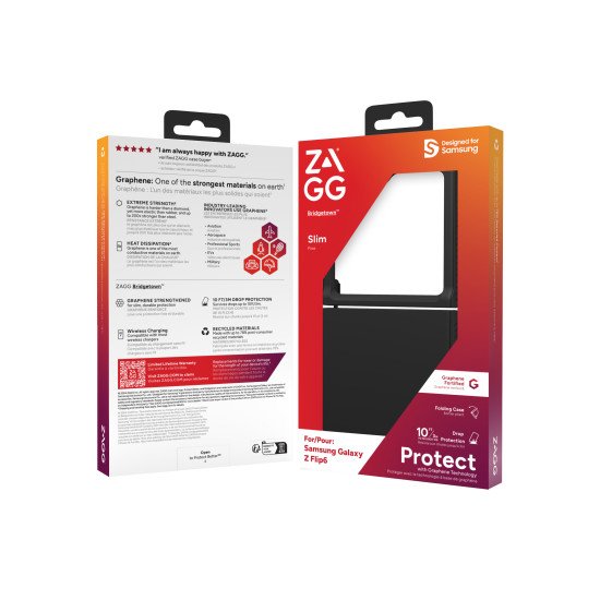 ZAGG Bridgetown coque de protection pour téléphones portables 17 cm (6.7") Housse Noir