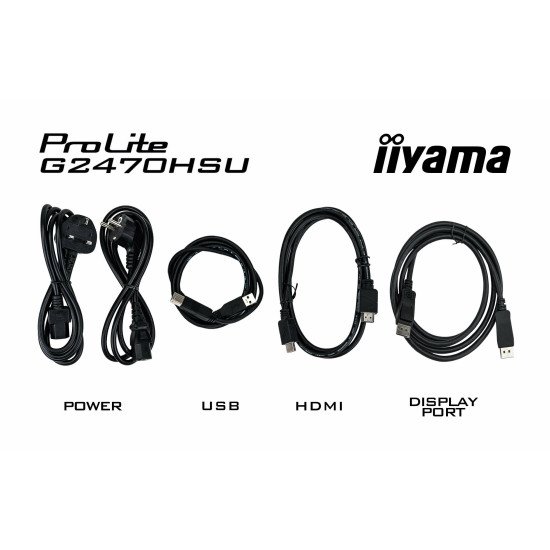 iiyama G-MASTER G2470HSU-B6 écran PC 60,5 cm (23.8") 1920 x 1080 pixels Full HD Noir