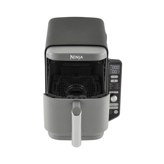 Ninja SL400EU friteuse Double 9,5 L 2470 W Friteuse d'air chaud Noir, Gris