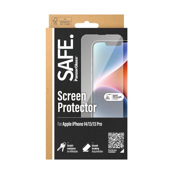 PanzerGlass SAFE IPHONE 2022 6.1/13/13 PRO CASE FRIENDLY Protection d'écran transparent Apple 1 pièce(s)