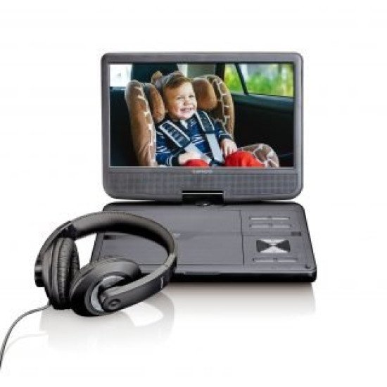 Lenco DVP-1010 Lecteur DVD portable Convertible 25,4 cm (10") 1024 x 600 pixels Noir