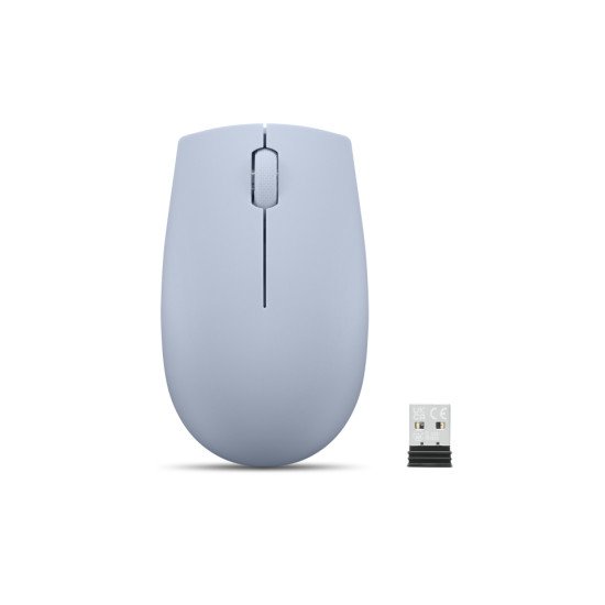 Lenovo 300 Wireless Compact Maus Kabellos Optisch Blau 3 Tasten 1000 dpi souris Bureau Ambidextre RF sans fil Optique