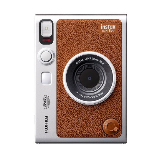 Fujifilm Instax Mini Evo CMOS 1/5" 2560 x 1920 pixels Marron, Argent