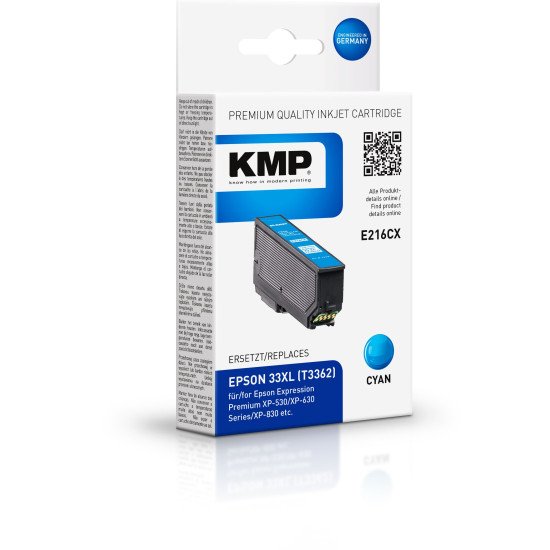 KMP 1633,4003 cartouche d'encre Compatible Rendement élevé (XL) Cyan