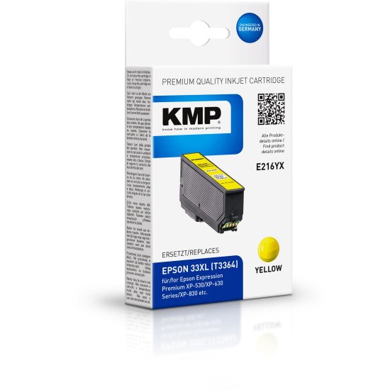 KMP 1633,4009 cartouche d'encre Compatible Rendement élevé (XL) Jaune