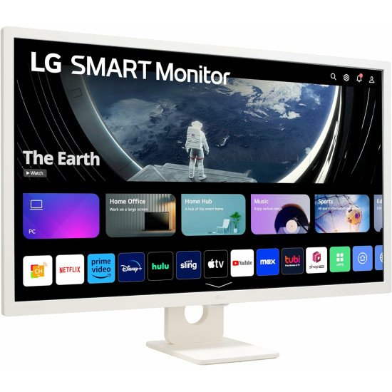 LG Smart 32SR50F-W.AEU écran PC 80 cm (31.5") 1920 x 1080 pixels Full HD LED Blanc