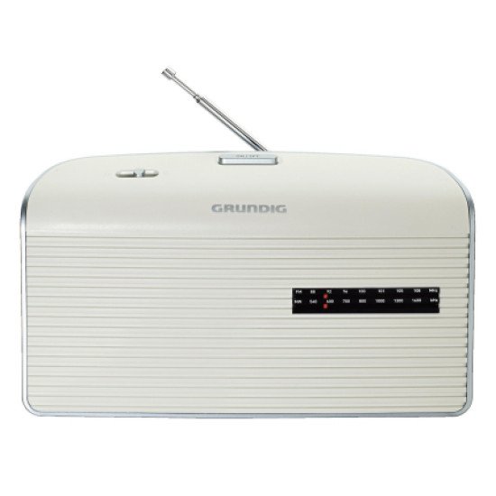 Grundig MUSIC60XWS Radio portable Analogique Blanc