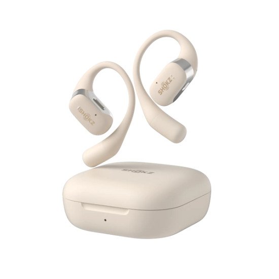 SHOKZ OpenFit Écouteurs Sans fil Crochets auriculaires Appels/Musique/Sport/Au quotidien Bluetooth Blanc