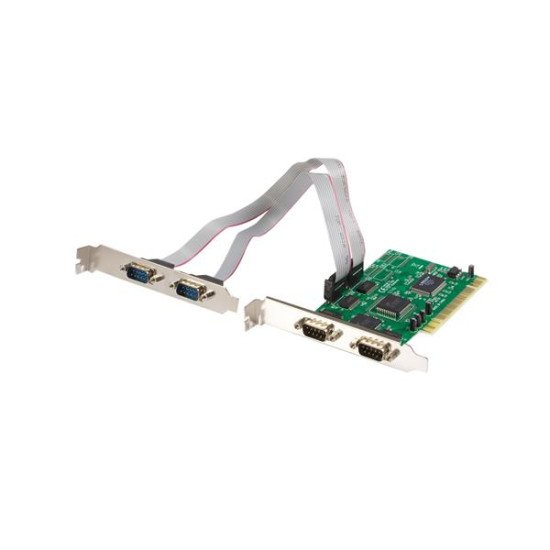 StarTech.com Carte PCI avec 4 Ports DB-9 RS232 - Adaptateur Série - UART 16550