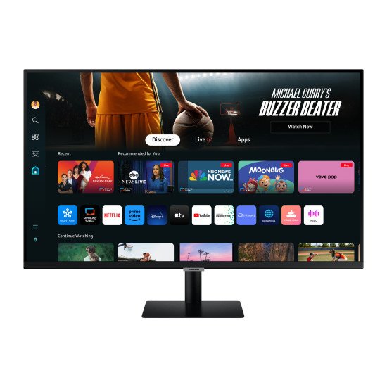 Samsung Smart Monitor M7 M70D écran PC 81,3 cm (32") 3840 x 2160 pixels 4K Ultra HD LED Noir