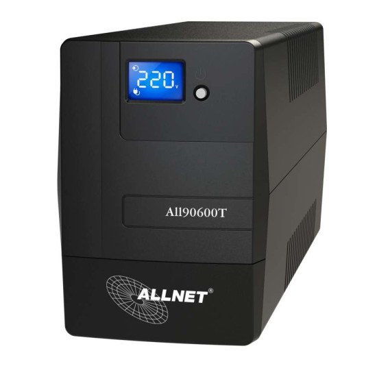 ALLNET ALL90600T UPS Interactivité de ligne 0,6 kVA 360 W 4 sortie(s) CA