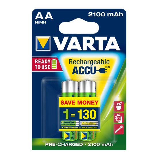 Varta Longlife Batterie rechargeable AA Hybrides nickel-métal (NiMH)