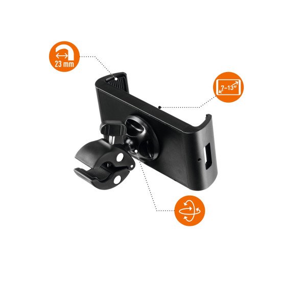 Durable Tought Clamp XL Support passif Ordinateur portable, Mobile/smartphone, Tablette / UMPC Noir