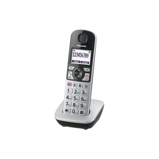 Panasonic KX-TGQ500GS téléphone fixe Argent 4 lignes LCD