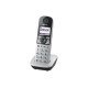 Panasonic KX-TGQ500GS téléphone fixe Argent 4 lignes LCD