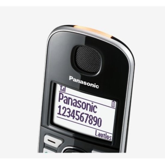 Panasonic KX-TGE510GS téléphone Téléphone DECT Identification de l'appelant Noir, Argent