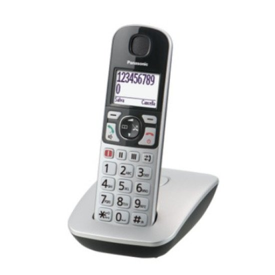 Panasonic KX-TGE510GS téléphone Téléphone DECT Identification de l'appelant Noir, Argent