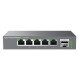 Grandstream Networks GWN7701P commutateur réseau Non-géré Gigabit Ethernet (10/100/1000) Connexion Ethernet POE Noir