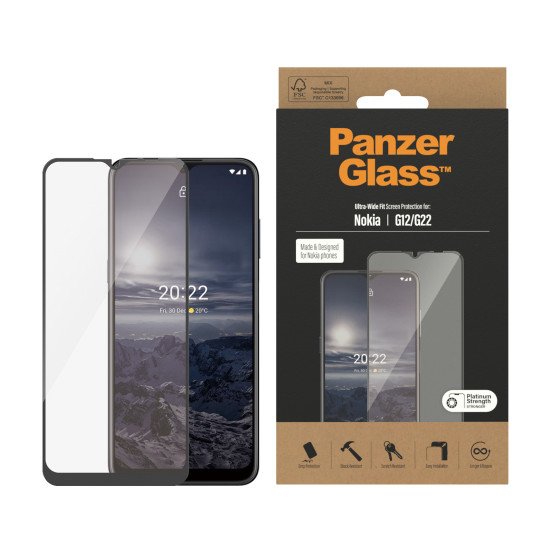 PanzerGlass 6801 écran et protection arrière de téléphones portables Protection d'écran transparent Nokia 1 pièce(s)