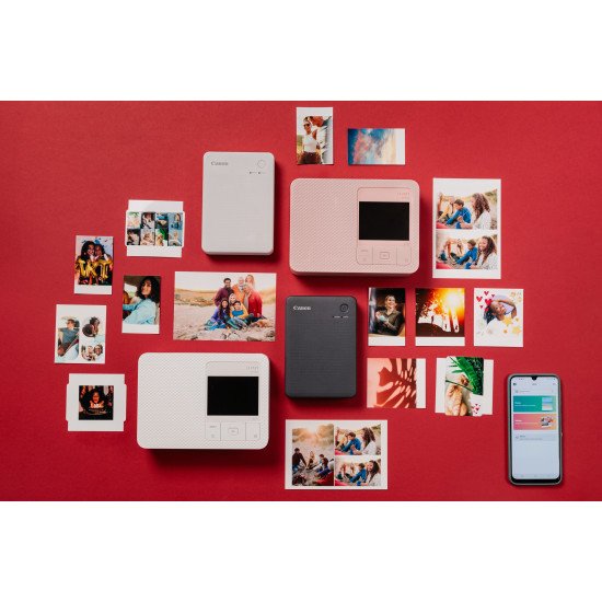 Canon SELPHY QX20 RD imprimante photo Sublimation de teinte 287 x 287 DPI 2.8" x 3.3" (7.2x8.5cm) Wifi