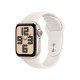 Apple Watch SE OLED 40 mm Numérique 324 x 394 pixels Écran tactile Beige Wifi GPS (satellite)