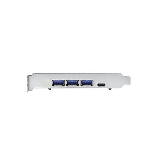 StarTech.com Carte contrôleur PCIe à 4 ports USB 3.1 (10 Gb/s) avec 2 voies dédiés - 3x USB-A et 1x USB-C