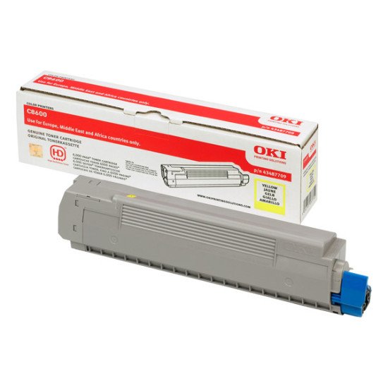 Oki 43487709 Toner  Jaune