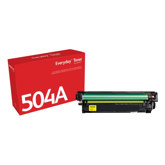 Everyday Toner Jaune ™ de Xerox compatible avec HP 504A (CE252A), Capacité standard