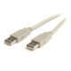 StarTech.com 6 ft. Fully Rated USB Cable A-A câble USB 1,8 m