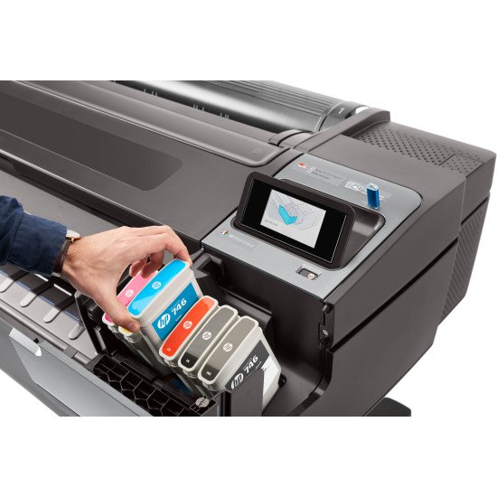 HP Designjet Imprimante Z6dr PostScript de 44 pouces avec coupe-bordures verticales