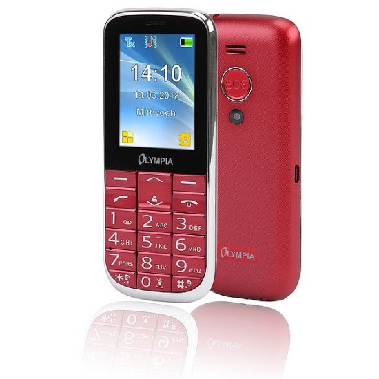 Olympia Joy II 6,1 cm (2.4") 64 g Rouge Appareil-photo de téléphone