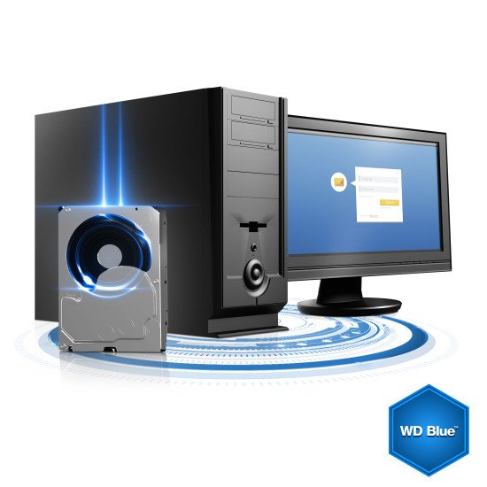 Western Digital Blue disque dur 500 Go 5400 tr/min 64 Mo 3.5" Série ATA III