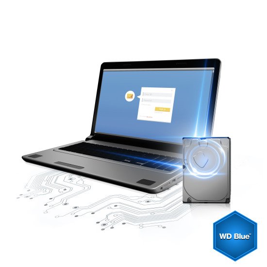 Western Digital Blue disque dur 500 Go 5400 tr/min 64 Mo 3.5" Série ATA III