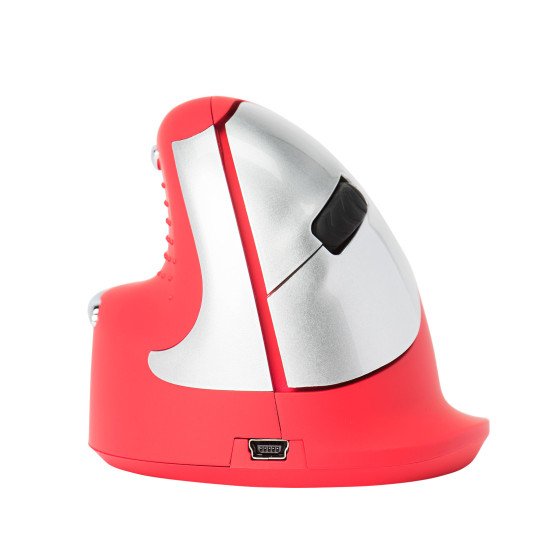 R-Go Tools R-Go HE Sport, Souris ergonomique Gaucher, Bluetooth, Rouge