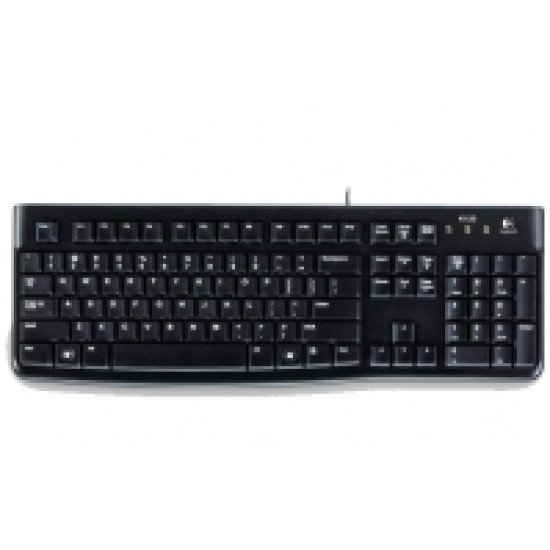 Logitech K120 clavier USB QWERTY Portuguais Noir