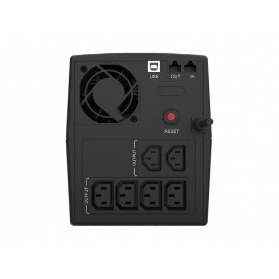 Conceptronic ZEUS03E UPS Interactivité de ligne 1,2 kVA 720 W 6 sortie(s) CA