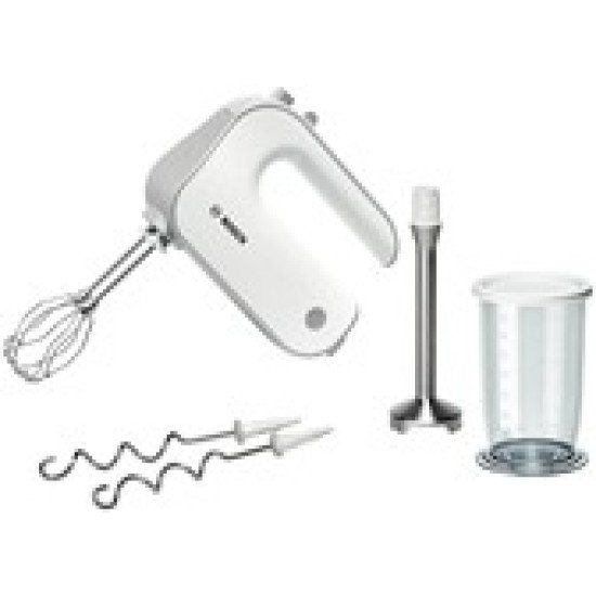 Bosch MFQ4070 mixeur Batteur à main 500 W Argent, Blanc