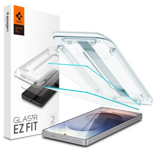 Spigen Glas.tR EZ Fit Protection d'écran transparent Samsung 2 pièce(s)