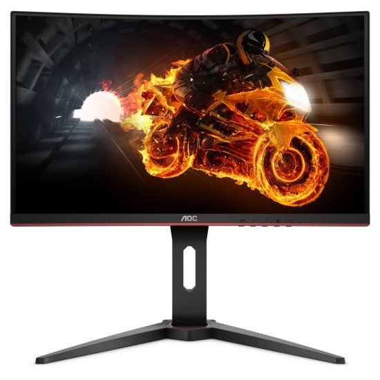 AOC Gaming C24G1 LED écran PC 24" Full HD Incurvé Mat Noir, Rouge 