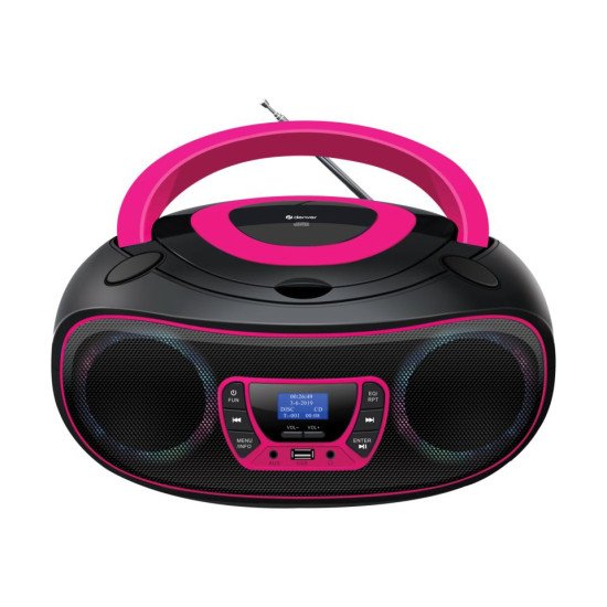 Denver TDB-212P Lecteur CD personnel Rose