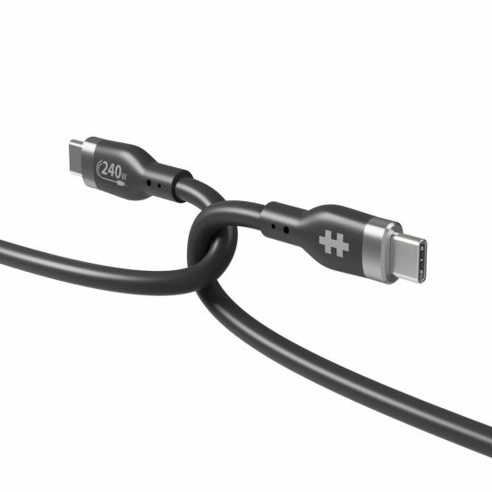 HYPER HJ4001BKGL câble USB USB 2.0 1 m USB C Noir