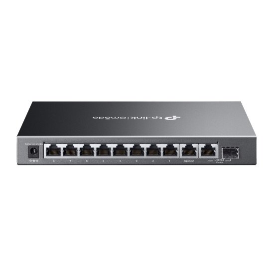 TP-Link Omada ES210GMP commutateur réseau Géré Gigabit Ethernet (10/100/1000) Connexion Ethernet POE Noir