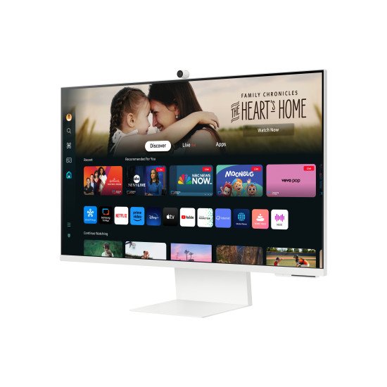 Samsung Smart Monitor M8 M80D écran PC 81,3 cm (32") 3840 x 2160 pixels 4K Ultra HD LED Blanc