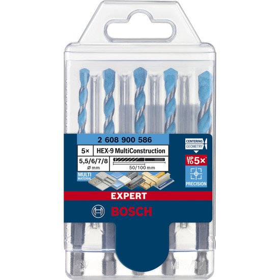 Bosch Expert HEX-9 Ensemble de forets 5 pièce(s)