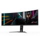 GIGABYTE Moniteur de jeu incurvé CO49DQ OLED - 5120x1440 (DQHD), 1800R, 144Hz, 0,03 ms, KVM, FreeSync Premium Pro, HDMI 2.1